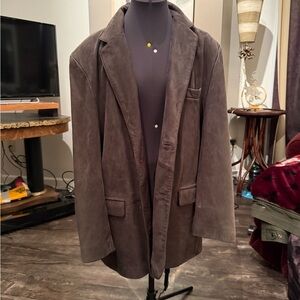 Men's Suede Brown Jacket